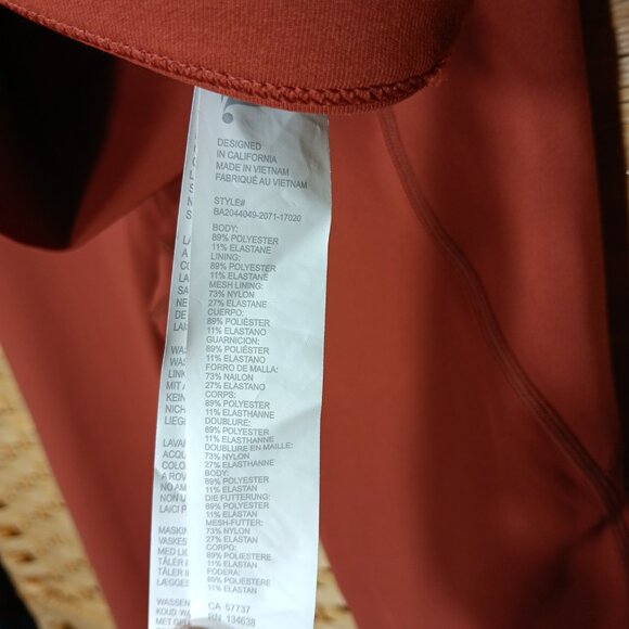 Fabletics Pure Luxe Set Leggings Sports Bra Medium Moonlight Mauve Crossover 7/8 - Picture 9 of 9